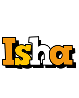 Isha cartoon logo