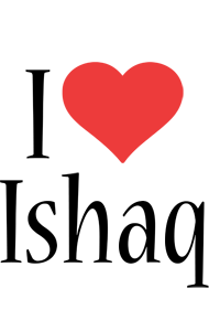 Ishaq i-love logo
