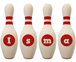 Isma bowling-pin logo