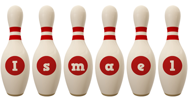 Ismael bowling-pin logo