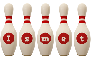 Ismet bowling-pin logo