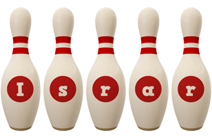 Israr bowling-pin logo