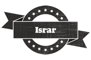 Israr grunge logo