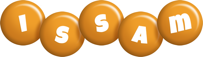 Issam candy-orange logo