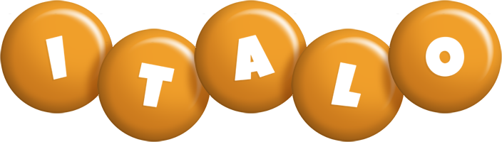 Italo candy-orange logo