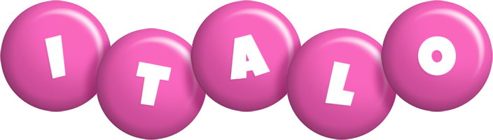 Italo candy-pink logo