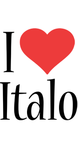 Italo i-love logo