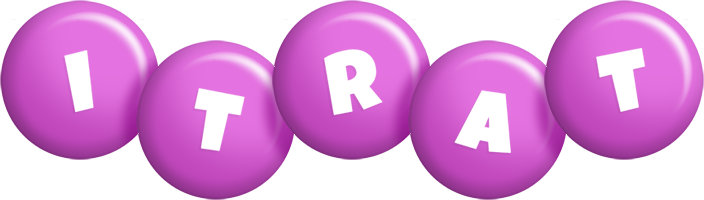 Itrat candy-purple logo