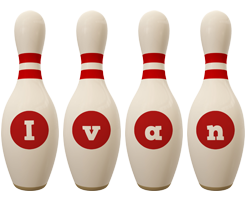 Ivan bowling-pin logo