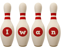 Iwan bowling-pin logo