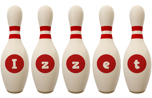 Izzet bowling-pin logo