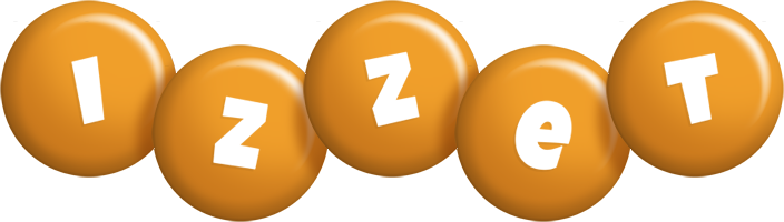 Izzet candy-orange logo