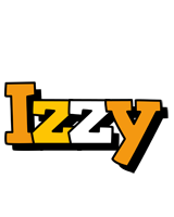 Izzy cartoon logo