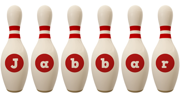 Jabbar bowling-pin logo