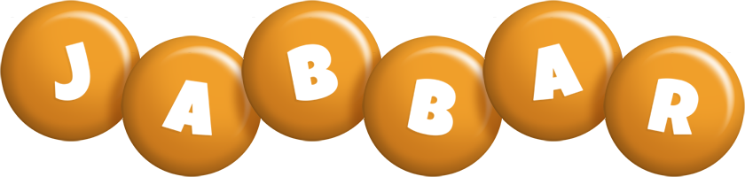 Jabbar candy-orange logo