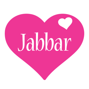 Jabbar love-heart logo