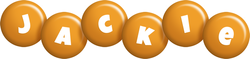 Jackie candy-orange logo