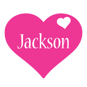 Jackson love-heart logo