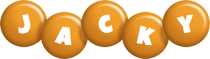 Jacky candy-orange logo
