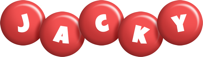 Jacky candy-red logo