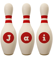 Jai bowling-pin logo