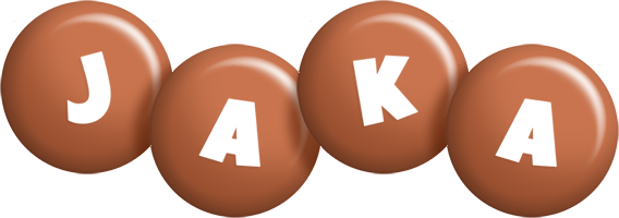 Jaka candy-brown logo