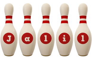 Jalil bowling-pin logo