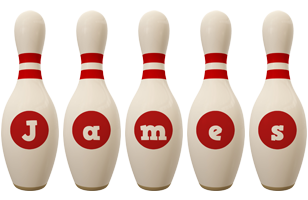 James bowling-pin logo