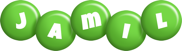 Jamil candy-green logo