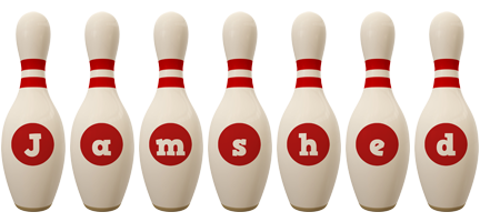 Jamshed bowling-pin logo