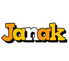 Janak cartoon logo