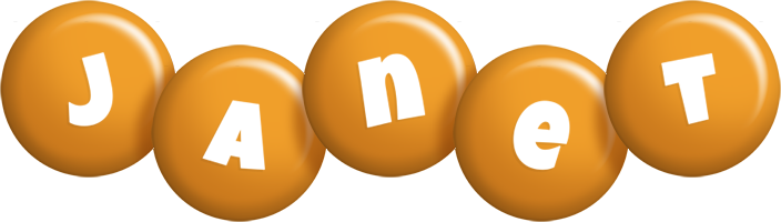 Janet candy-orange logo