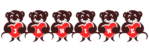 Janine bear logo