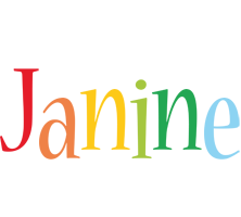 Janine birthday logo