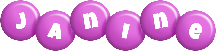 Janine candy-purple logo