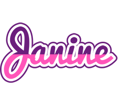 Janine cheerful logo