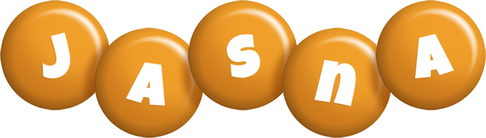 Jasna candy-orange logo