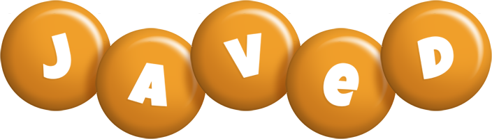 Javed candy-orange logo