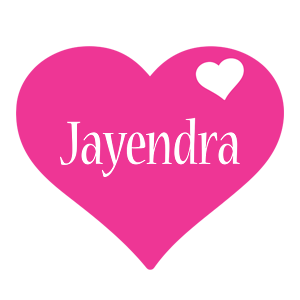 Jayendra love-heart logo