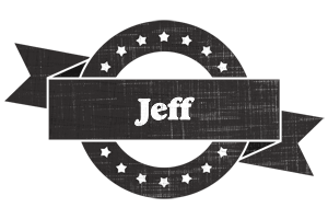 Jeff grunge logo