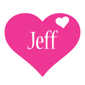 Jeff love-heart logo