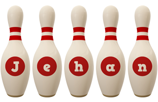 Jehan bowling-pin logo