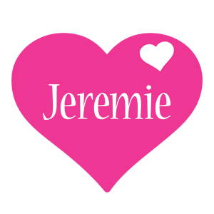 Jeremie love-heart logo