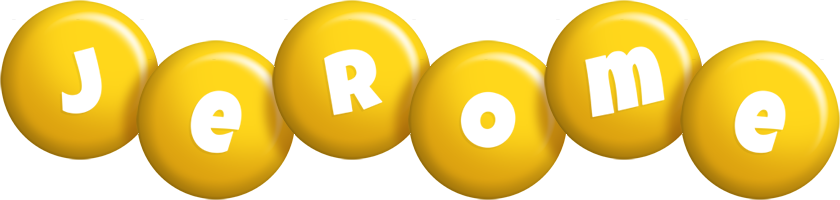 Jerome candy-yellow logo