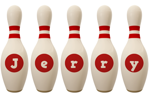 Jerry bowling-pin logo
