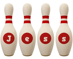Jess bowling-pin logo
