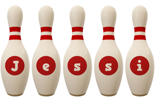 Jessi bowling-pin logo