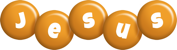 Jesus candy-orange logo