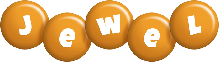 Jewel candy-orange logo