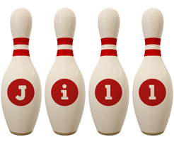 Jill bowling-pin logo